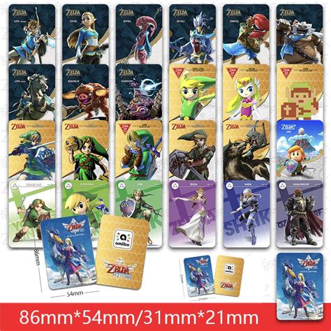 nintendo nfc cards botw names|Zelda Amiibo Cards With Amiibo Figure Names.